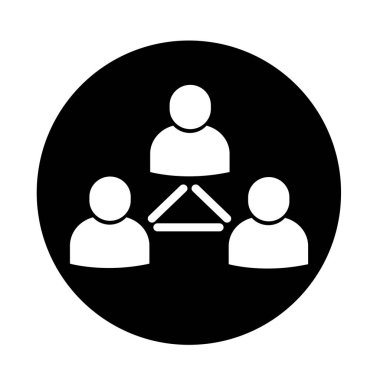 İnsanlar ağ simgesini