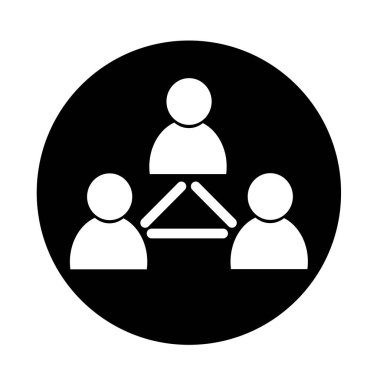 İnsanlar ağ simgesini