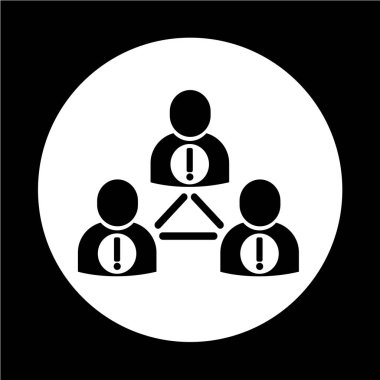 İnsanlar ağ simgesini