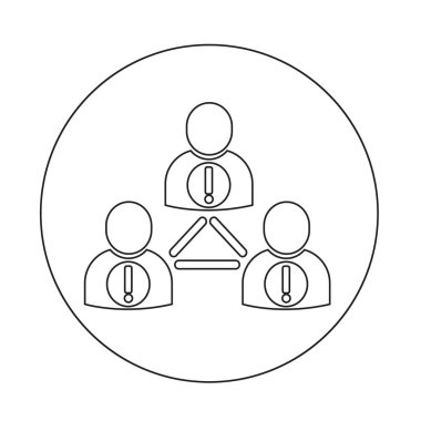 İnsanlar ağ simgesini