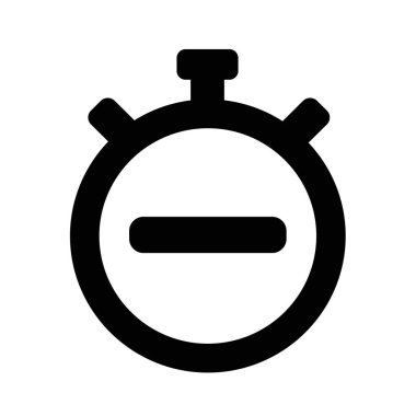 Stopwatch Düz Simgesi