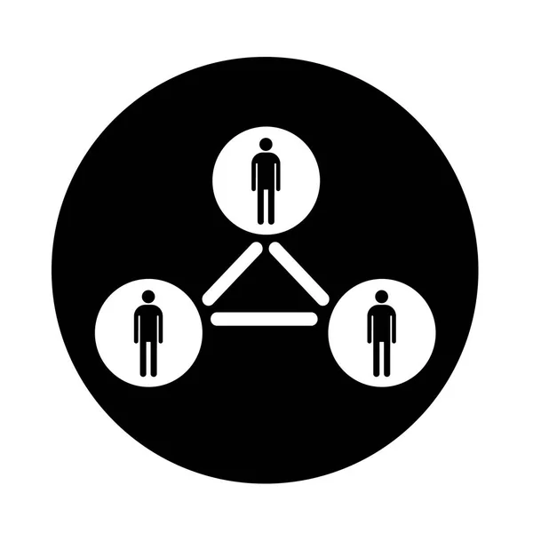 People network icon — Stock Vector