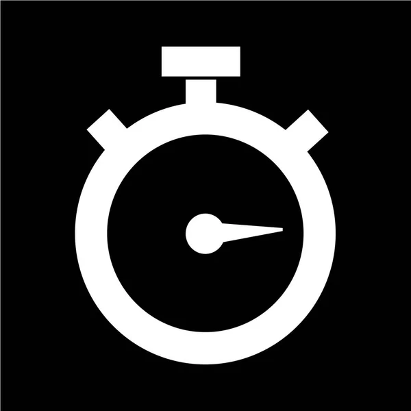 Stopwatch Düz Simgesi — Stok Vektör