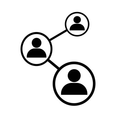 İnsanlar ağ simgesini