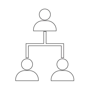 İnsanlar ağ simgesini