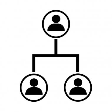 İnsanlar ağ simgesini