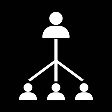 İnsanlar ağ simgesini