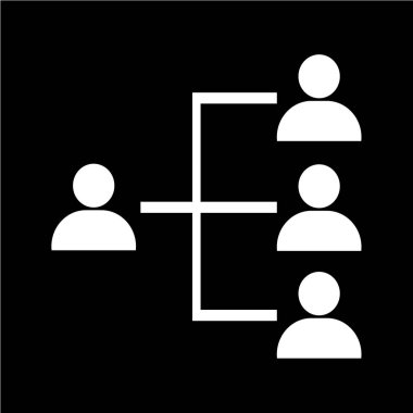 İnsanlar ağ simgesini