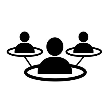 İnsanlar ağ simgesini