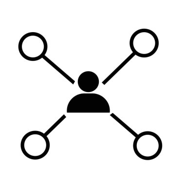 İnsanlar ağ simgesini