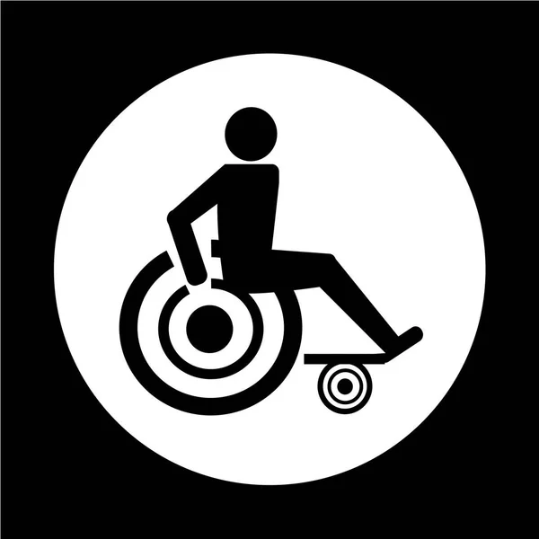 Disabled Handicap Icon — Stock Vector