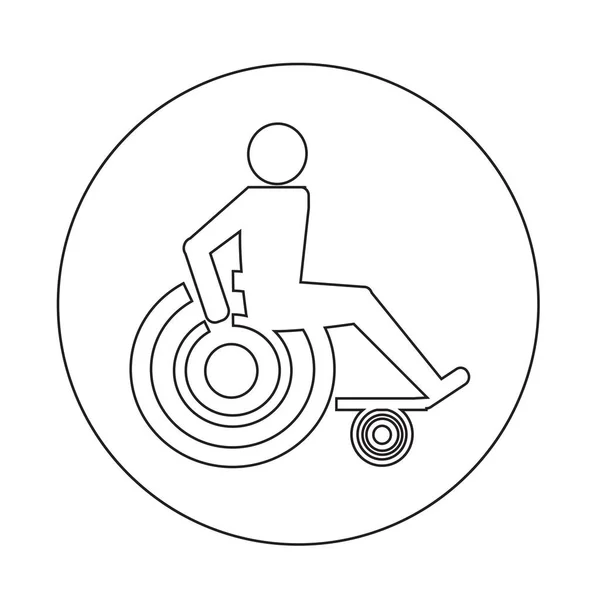 Icono para Discapacitados — Vector de stock