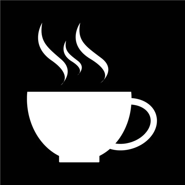 咖啡平面图标 — 图库矢量图片