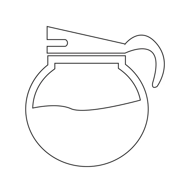 Káva ploché ikony — Stockový vektor