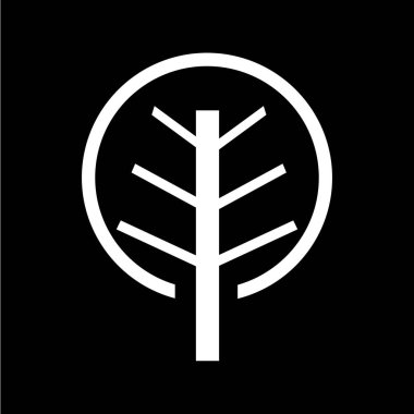 Ağaç Düz Simgesi