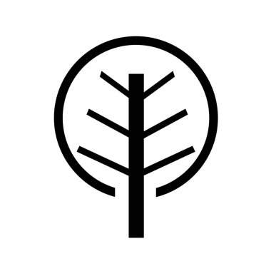Ağaç Düz Simgesi