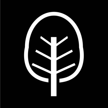 Ağaç Düz Simgesi