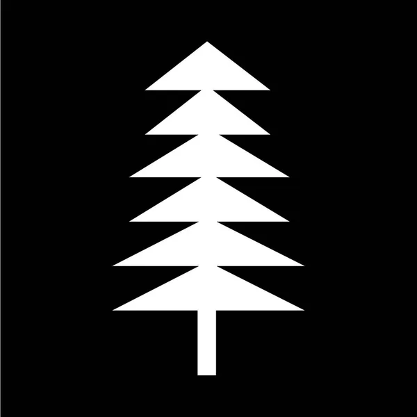 Tree flat icon — Stock Vector