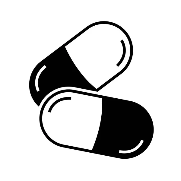 Geneeskunde platte pictogram — Stockvector