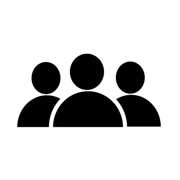 Groep mensen pictogram — Stockvector