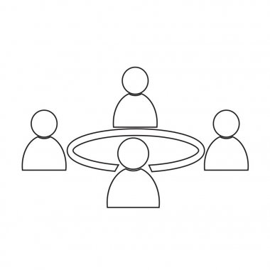 İş konferans simgesi