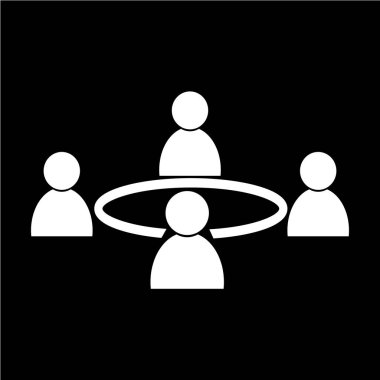 İş konferans simgesi