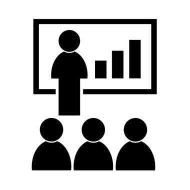 İş konferans simgesi