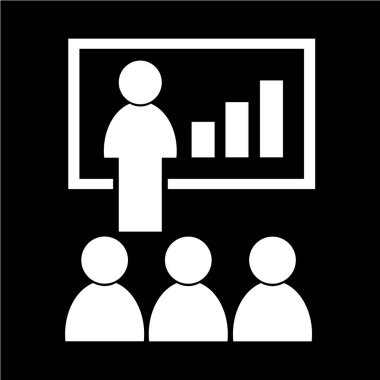 İş konferans simgesi