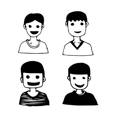 İnsanlar düz simgesi