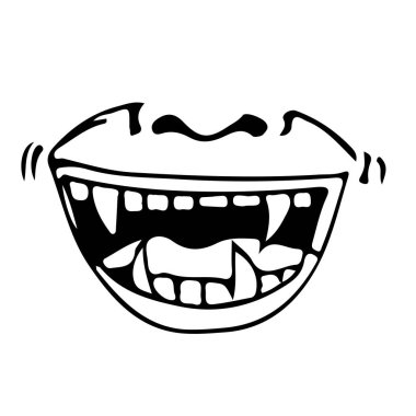 Çizgi film Ağız Simgesi