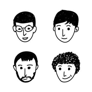 İnsanlar düz simgesi