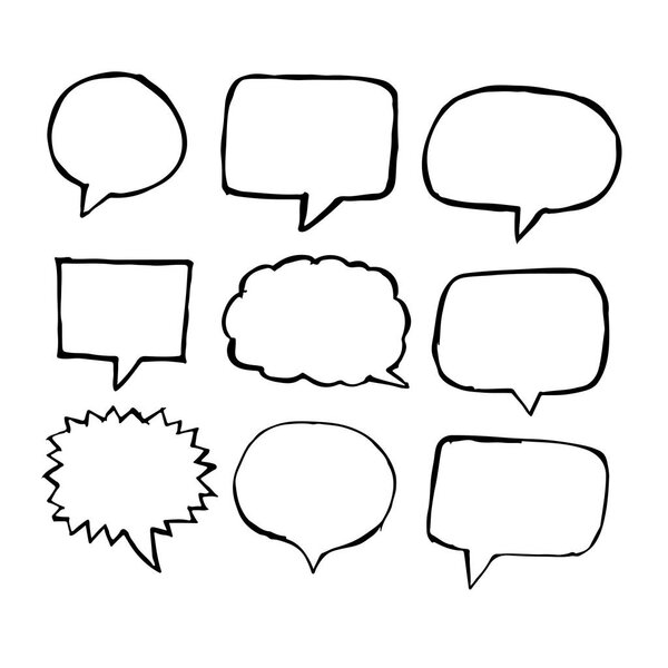 Speech Bubble set