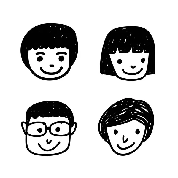 Gente icono plano — Vector de stock