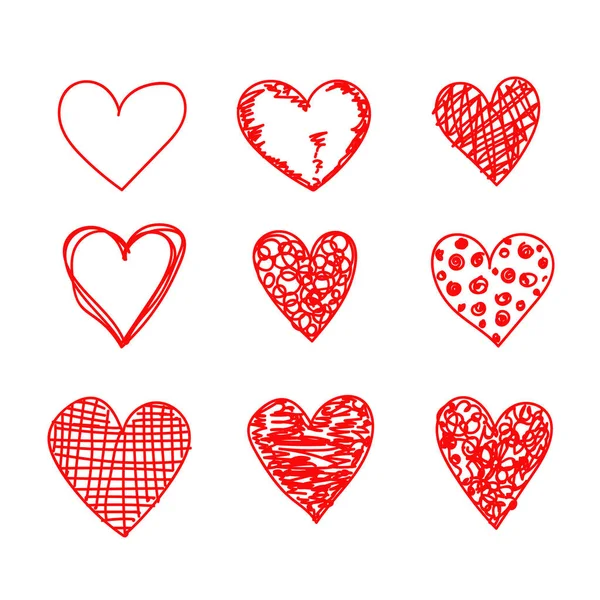 Hand drawn heart — Stock Vector