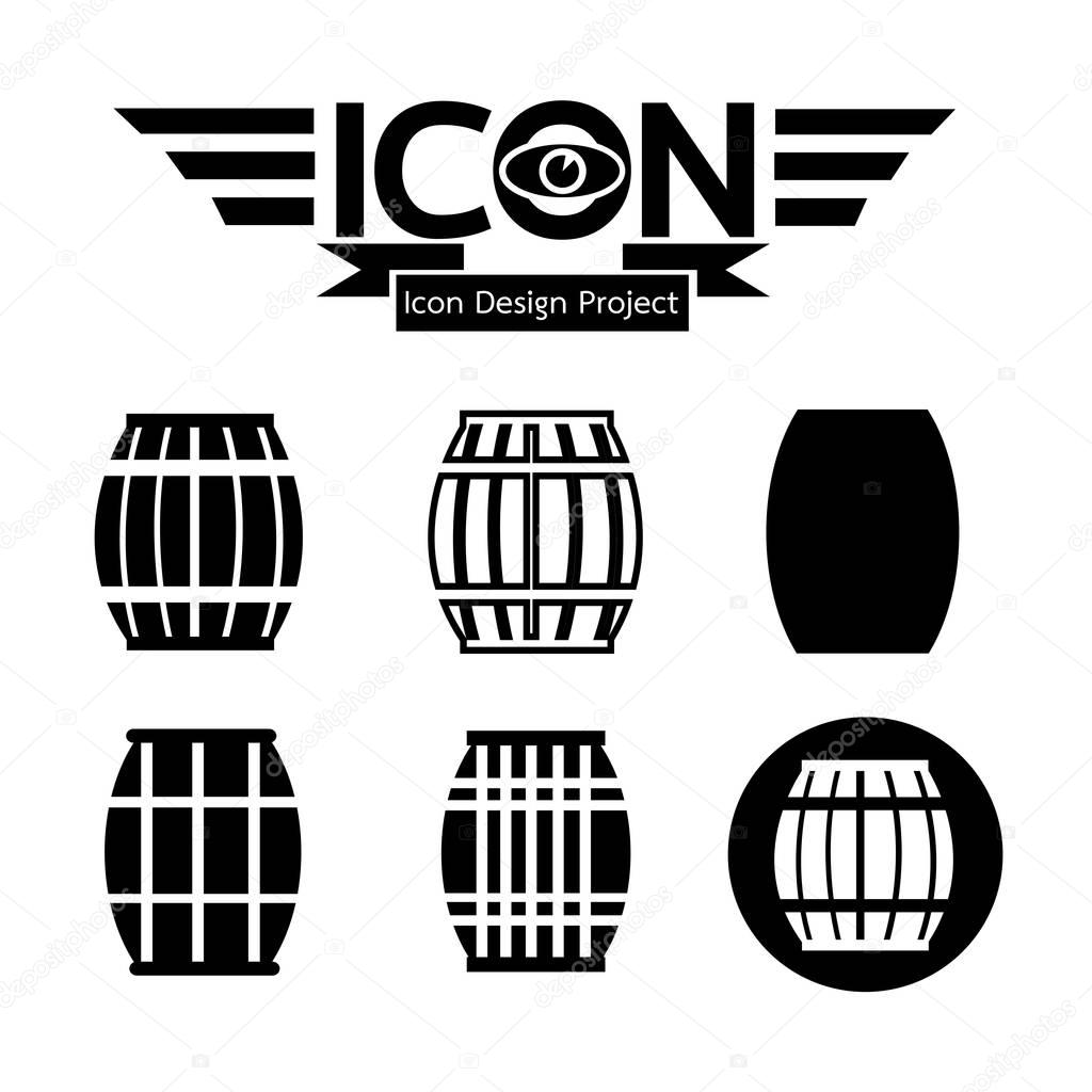 Wooden Beer Keg Icon