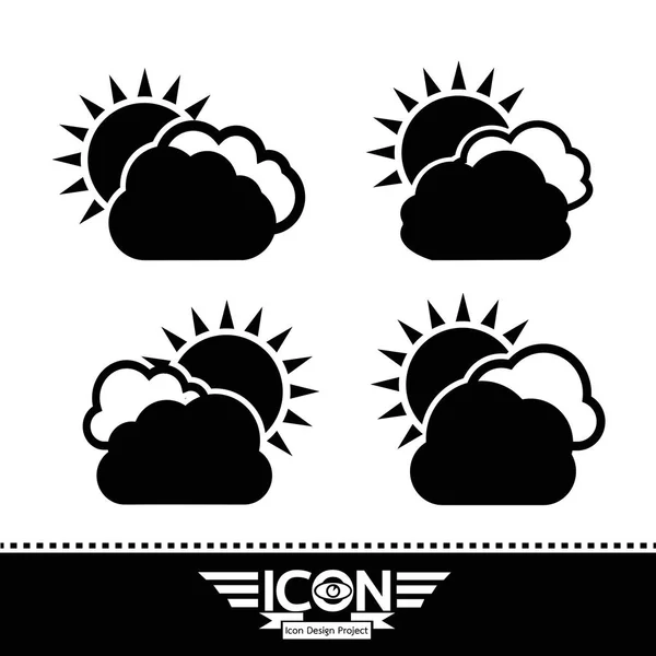 Sada ikon cloud — Stockový vektor