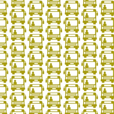 Otobüs Düz Simgesi