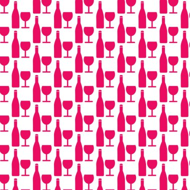 Şarap cam şişe simgesiyle