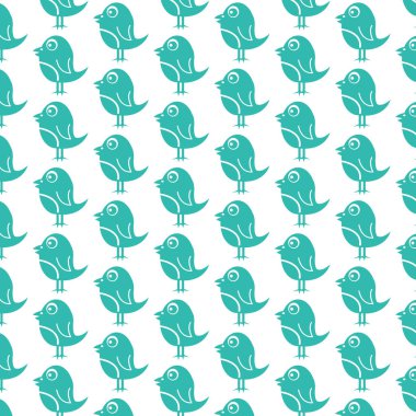 Yeşil kuş simgeler