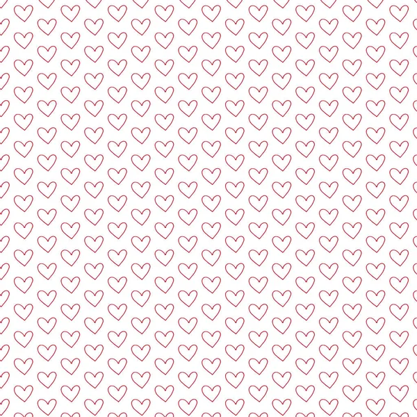 Hand drawn heart icons — Stock Vector