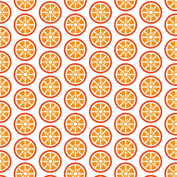 Icônes de fruits orange — Image vectorielle