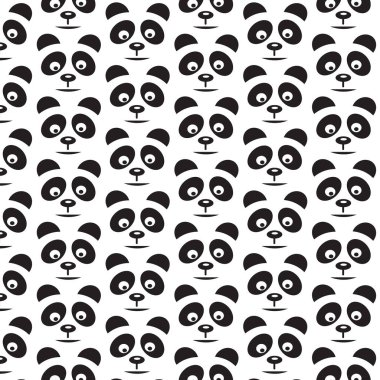Renkli panda desen 