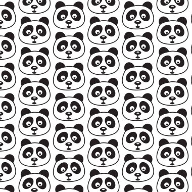 Renkli panda desen 