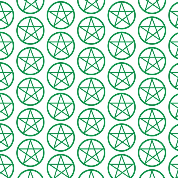 Barevné pentagram vzor — Stockový vektor