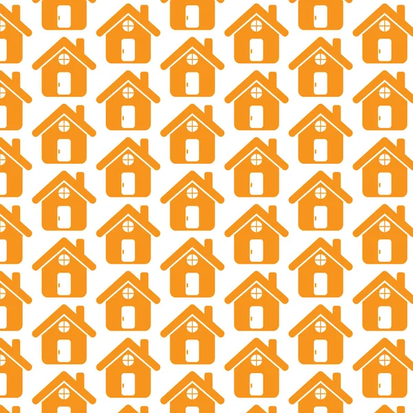 Modèle de maisons colorées — Image vectorielle