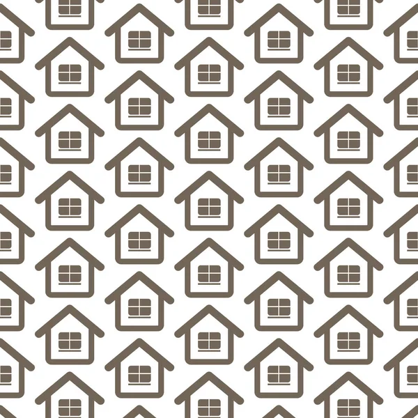 カラフルな家のパターン — ストックベクタ