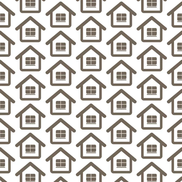 Colorful houses pattern — Stock Vector