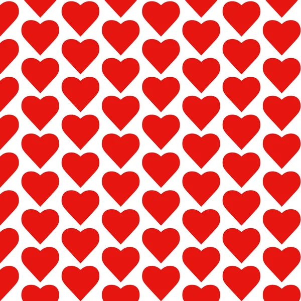 Iconos corazón rojo — Vector de stock