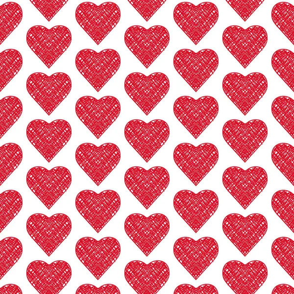 Iconos corazón rojo — Vector de stock