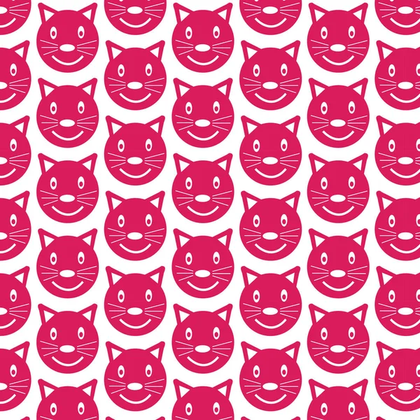 Modello di emozione Cat Face — Vettoriale Stock